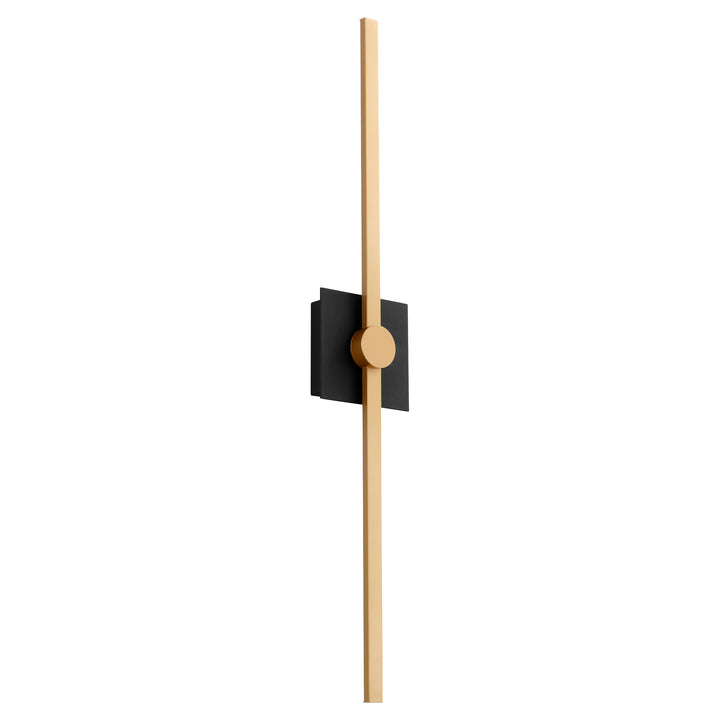 ZORA 32" Vanity -3000k- Black/Industrial Brass