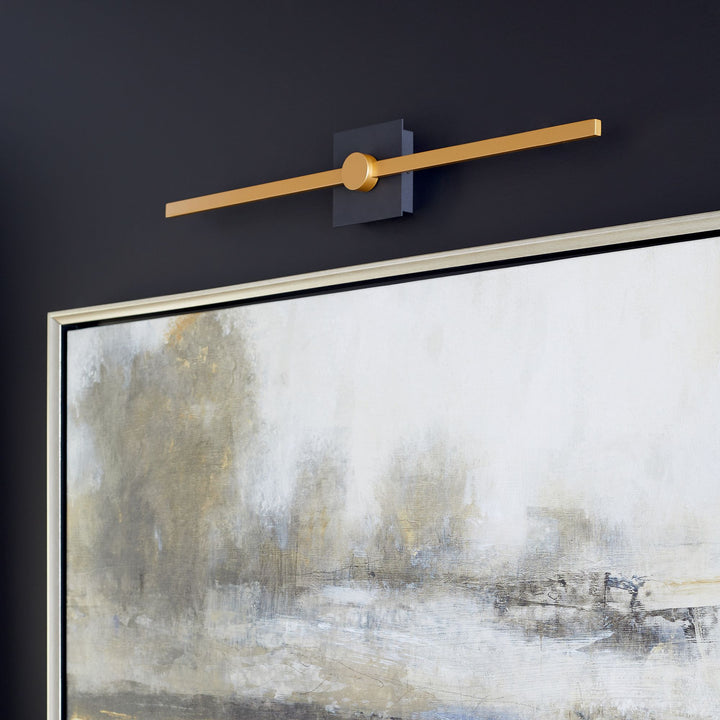 ZORA 32" Vanity -3000k- Black/Industrial Brass