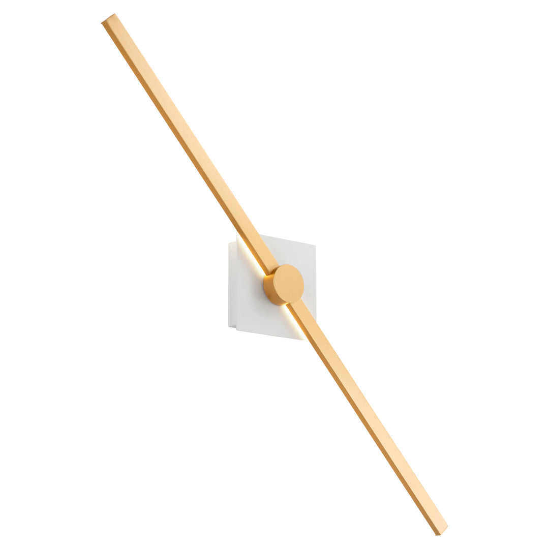 ZORA 32" Vanity -3000k- White/Industrial Brass