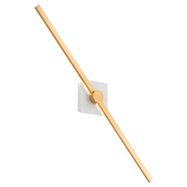 ZORA 32" Vanity -3000k- White/Industrial Brass