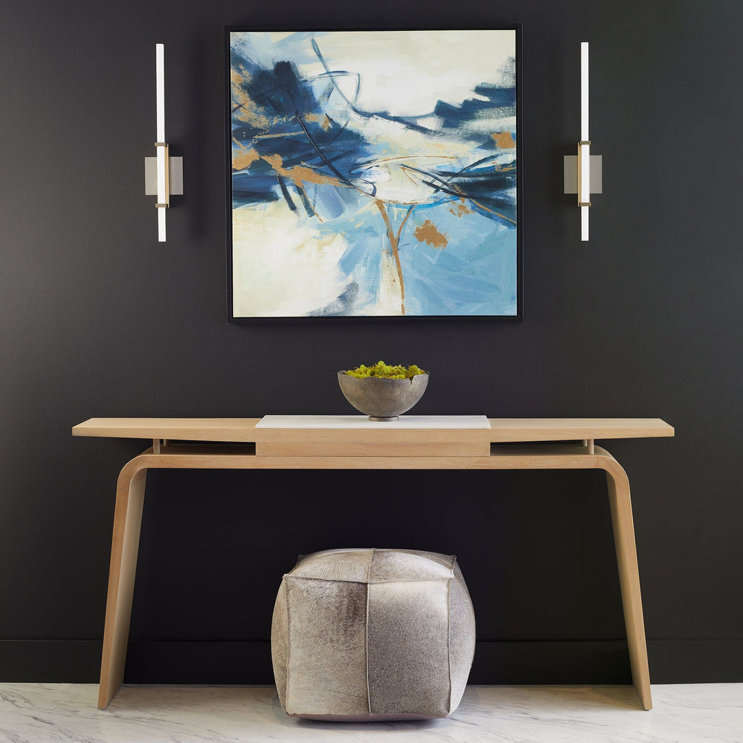 WAND 24" Sconce - Aged Brass