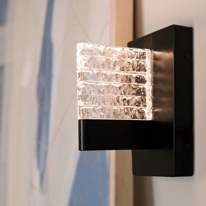 GAMMA 1 Light Wall Mount - Black