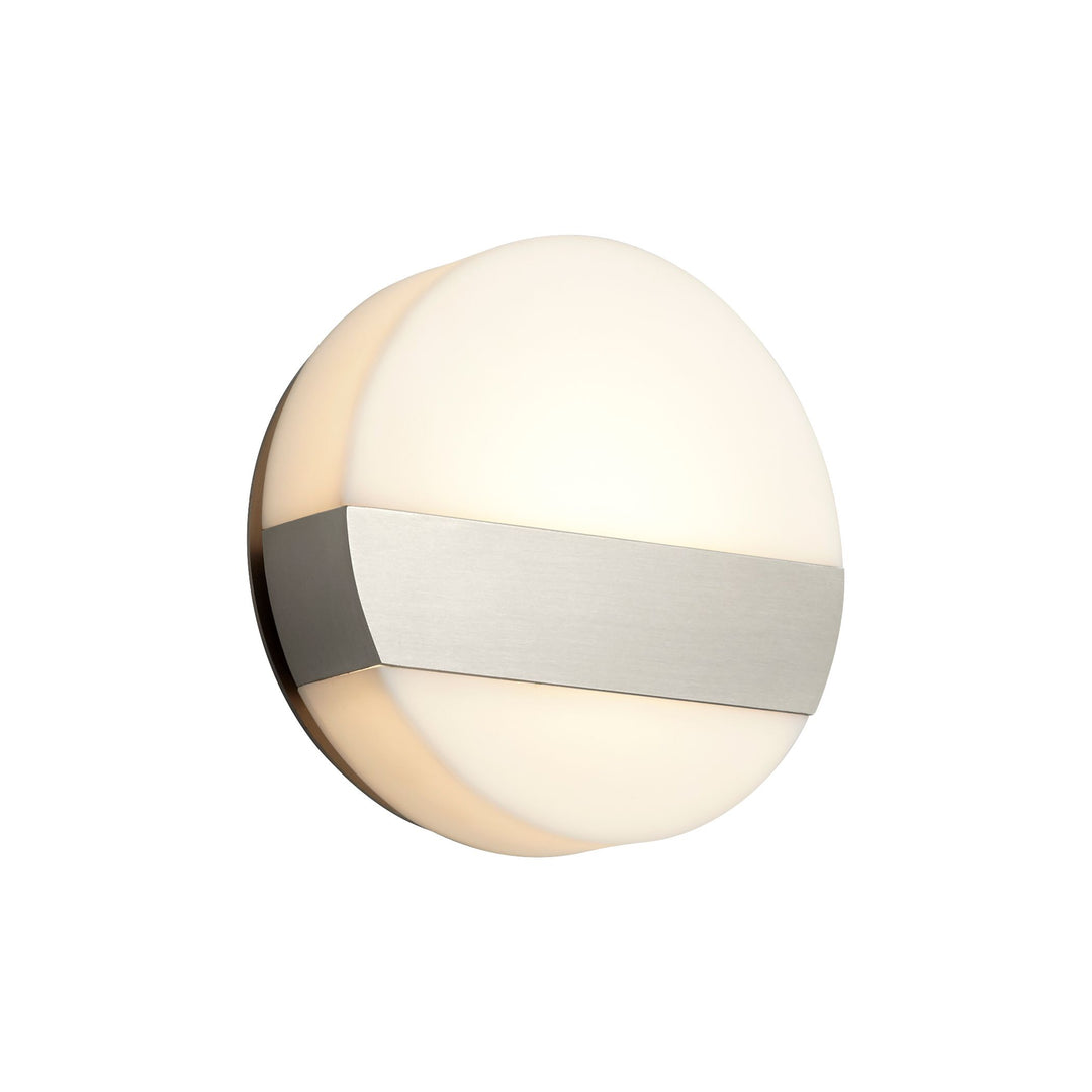 AURORA 6" Wall Sconce -4000k- Satin Nickel
