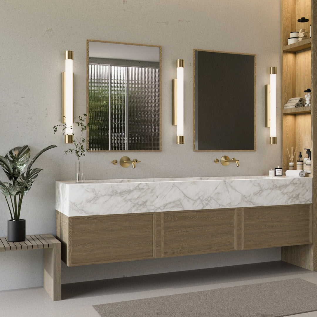 ZENITH 24" Vanity -3000k- Aged Brass