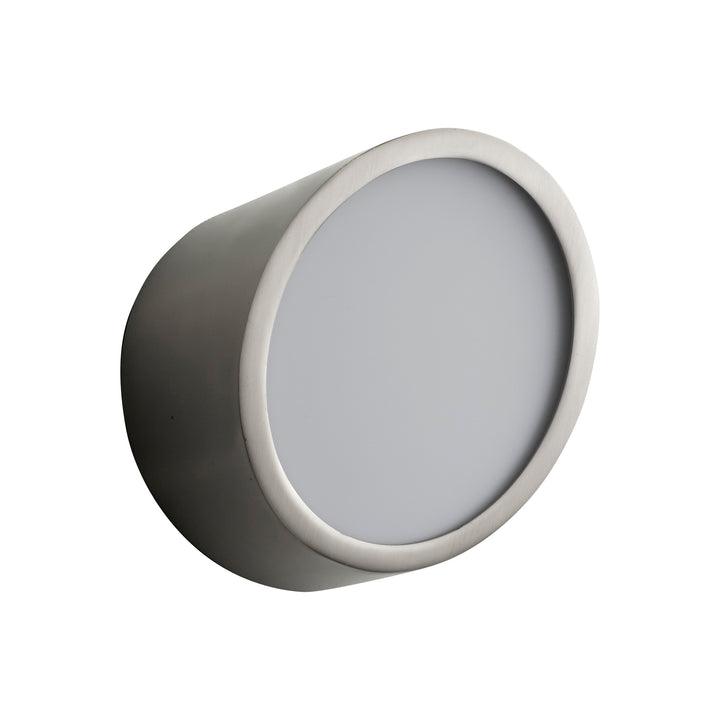 ZEEPERS Wall Sconce/ Ceiling Mount -3000k- Satin Nickel