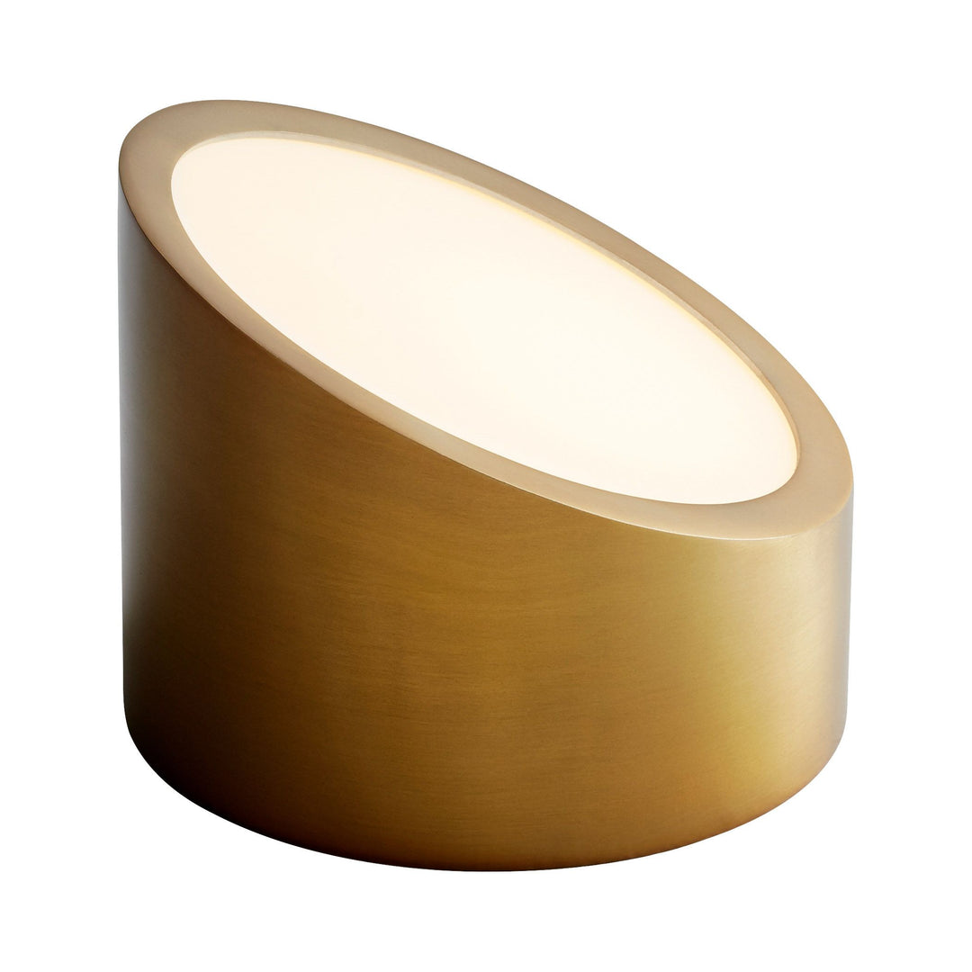 ZEEPERS Wall Sconce/ Ceiling Mount -3500k- Aged Brass