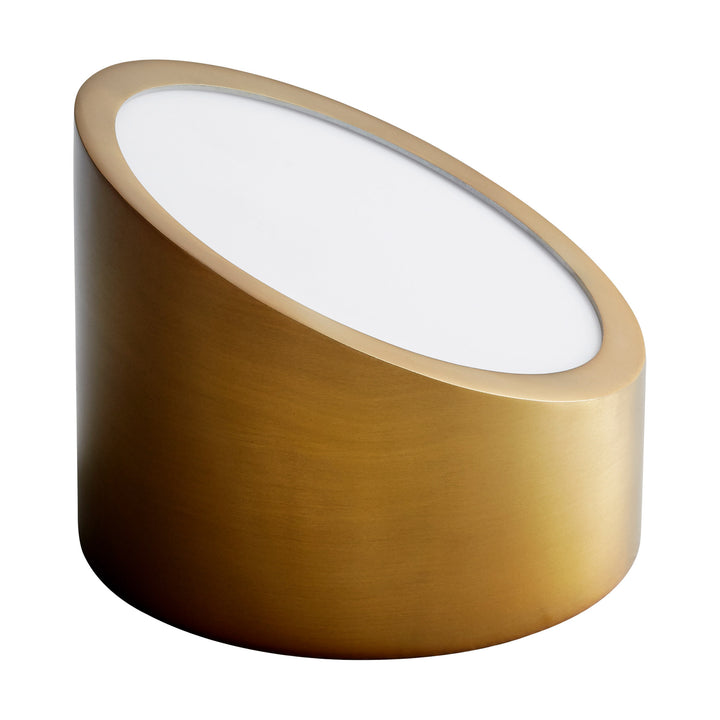 ZEEPERS Wall Sconce/ Ceiling Mount -3000k- Aged Brass