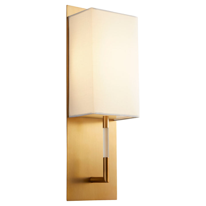 EPOCH Fabric Wall Sconce -3000k- Aged Brass