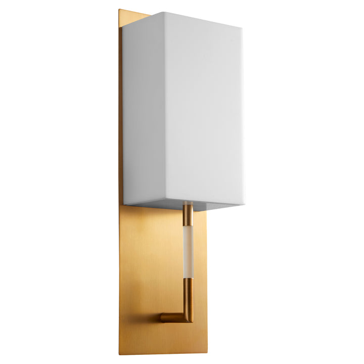 EPOCH Acrylic Wall Sconce -2700k- Aged Brass