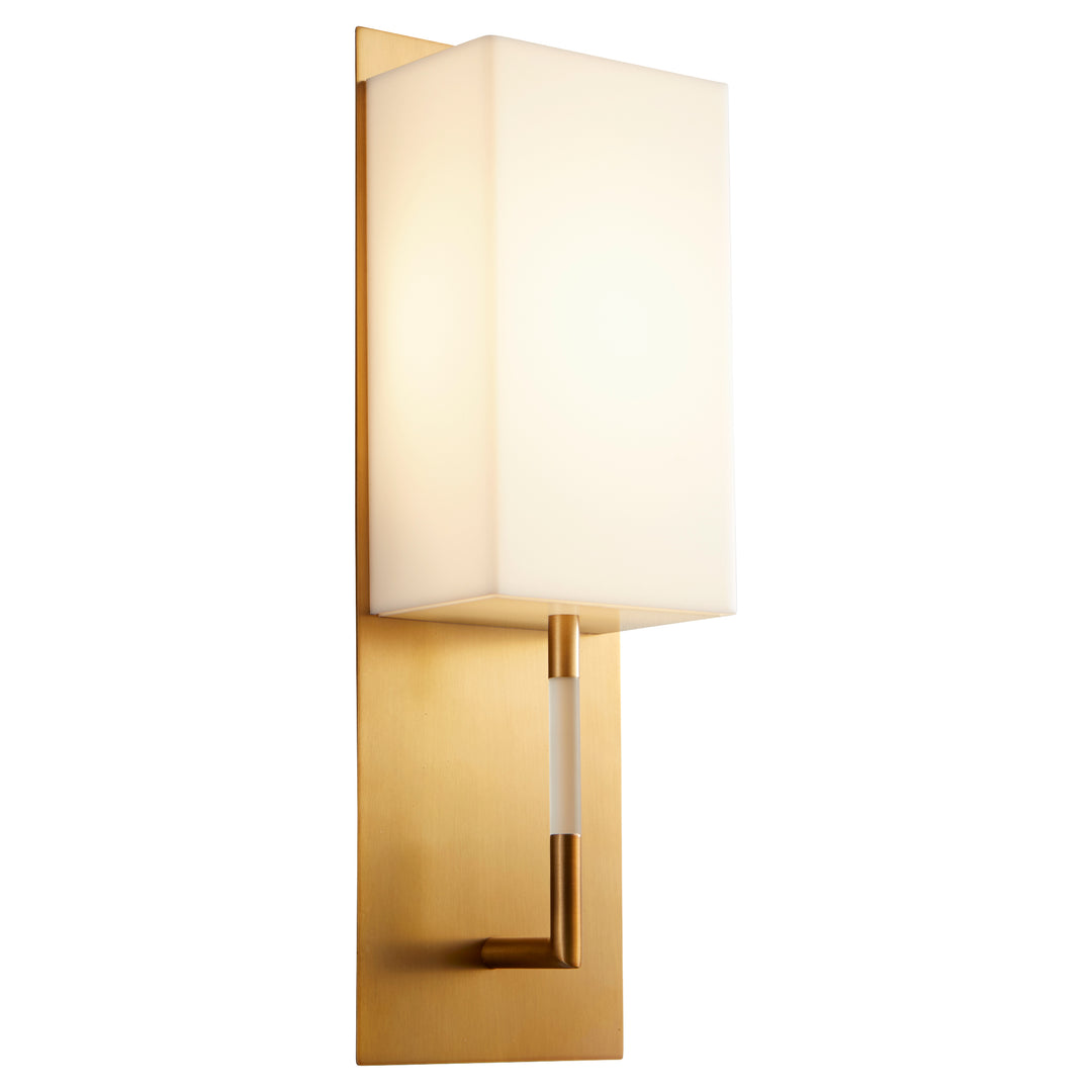 EPOCH Acrylic Wall Sconce -2700k- Aged Brass
