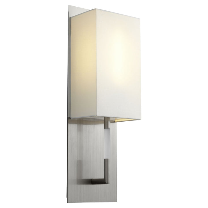 EPOCH Fabric Wall Sconce -3500k- Satin Nickel