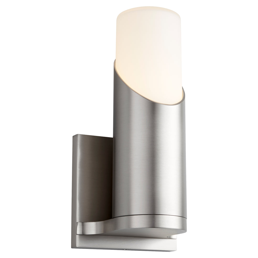 ELLIPSE Glass Wall Sconce -3000k- Satin Nickel