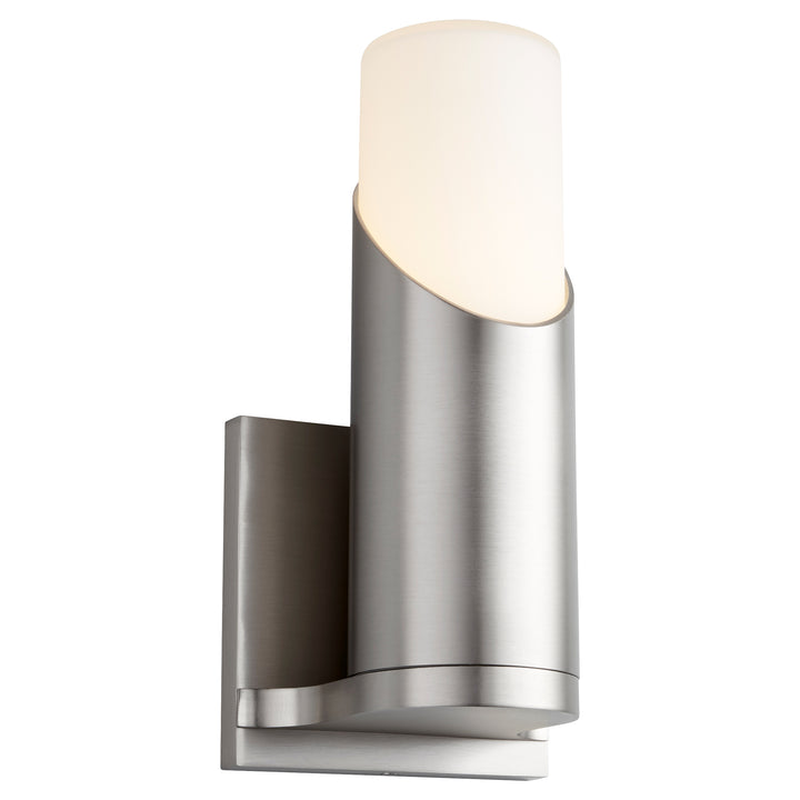 ELLIPSE Glass Wall Sconce -4000k- Satin Nickel