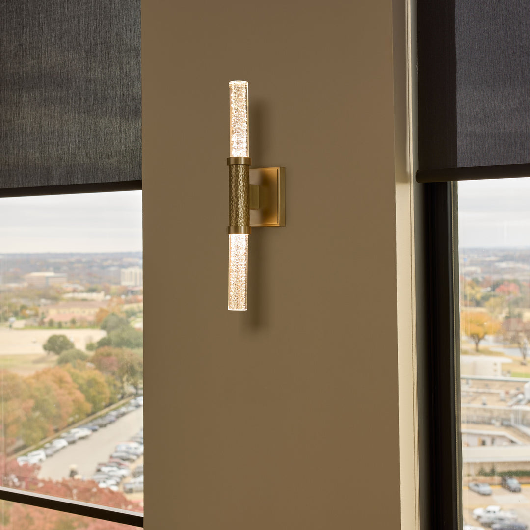 MONET LED Sconce - Aged Brass