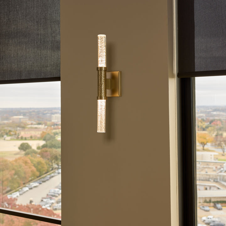 MONET LED Sconce - Aged Brass