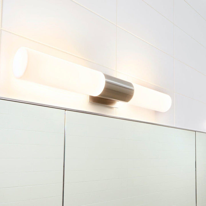 MAGNUM Glass Vanity -3000k- Satin Nickel