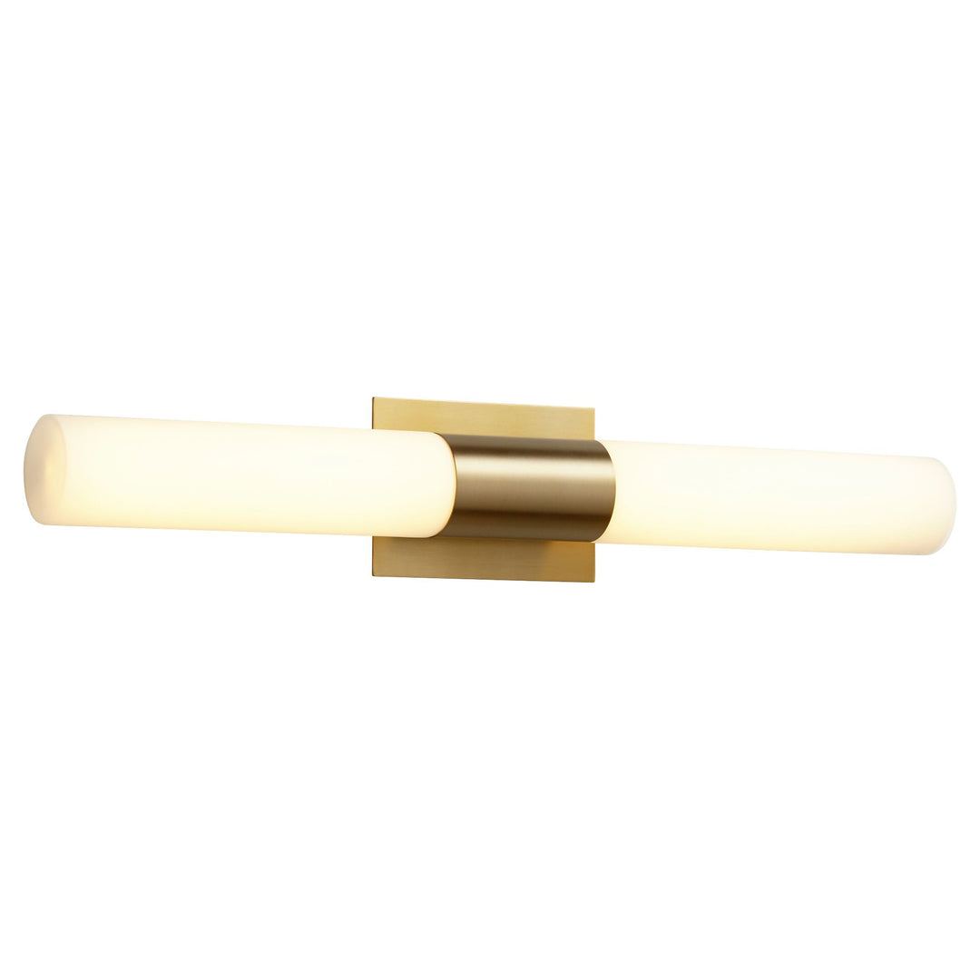 MAGNETA Glass Vanity -2700k- Aged Brass