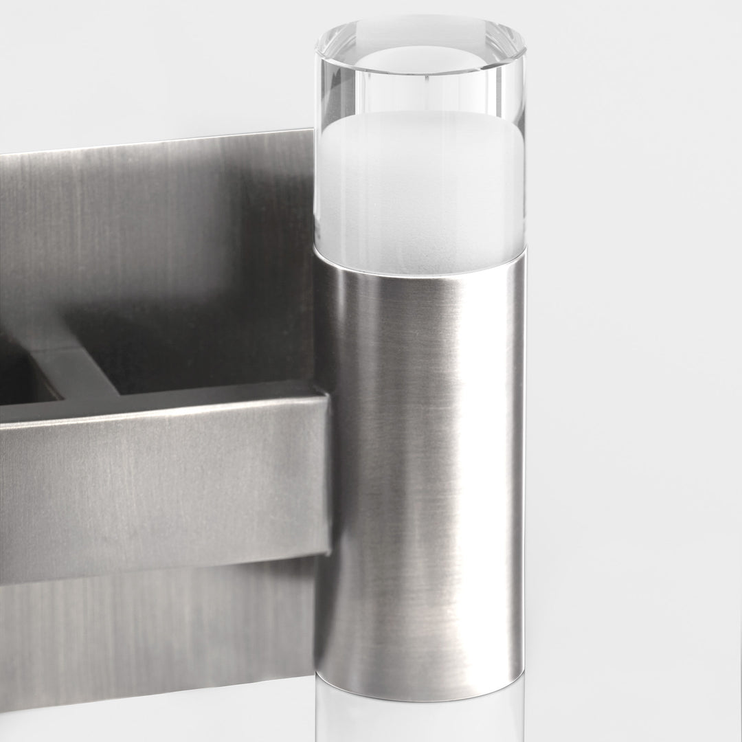 ALARUM Six Light LED Vanity - Satin Nickel