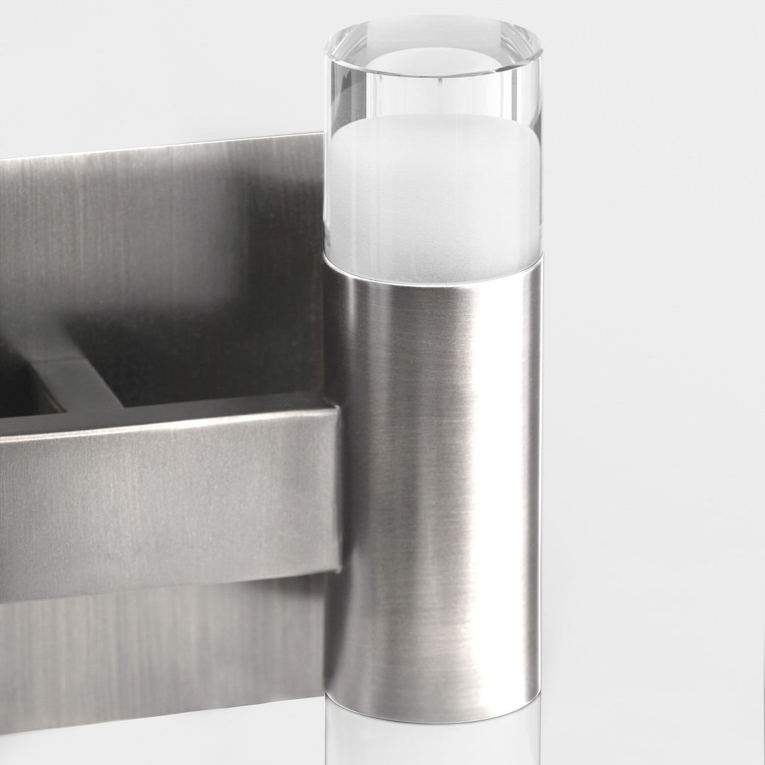 ALARUM Six Light LED Vanity - Satin Nickel