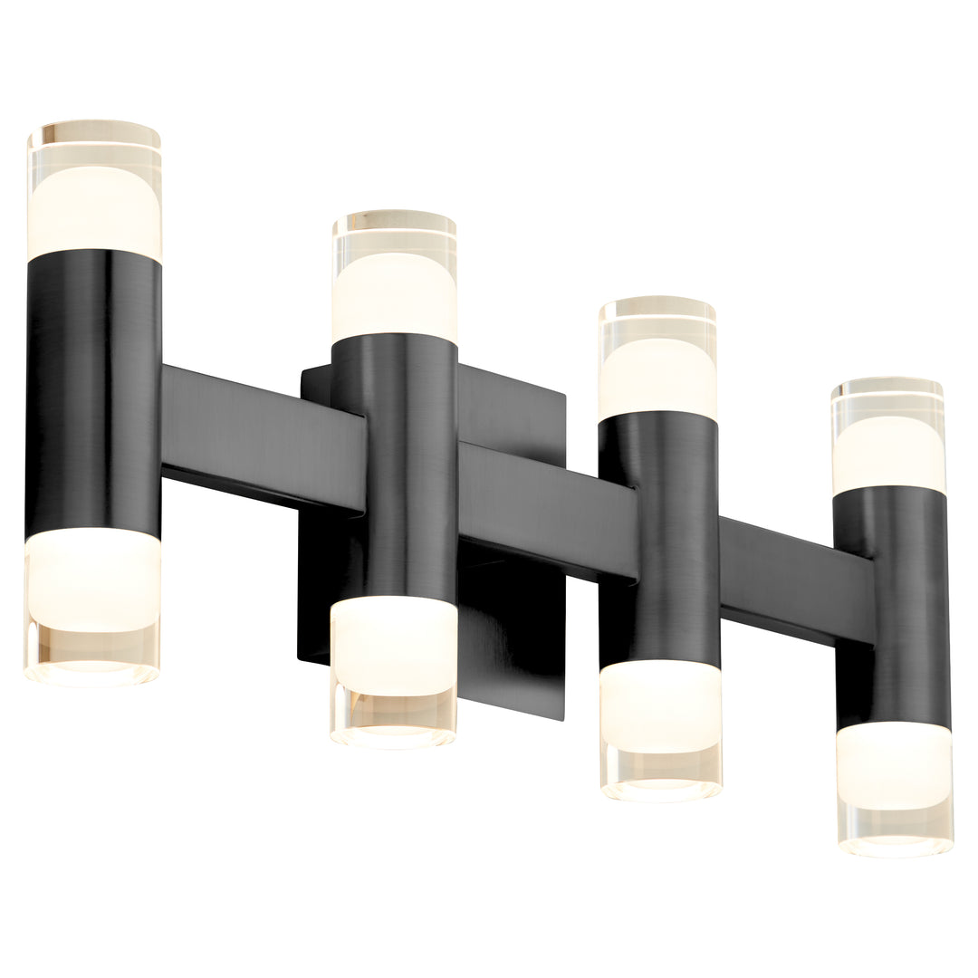 ALARUM Eight Light LED Vanity - Black