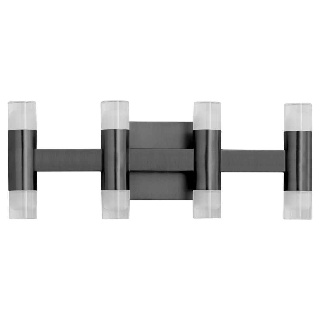 ALARUM Eight Light LED Vanity - Black