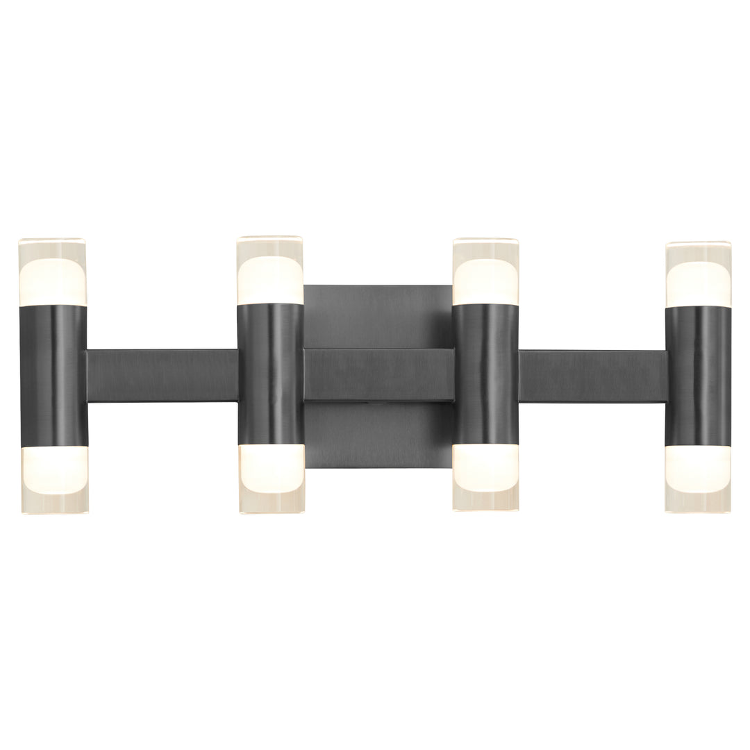 ALARUM Eight Light LED Vanity - Black