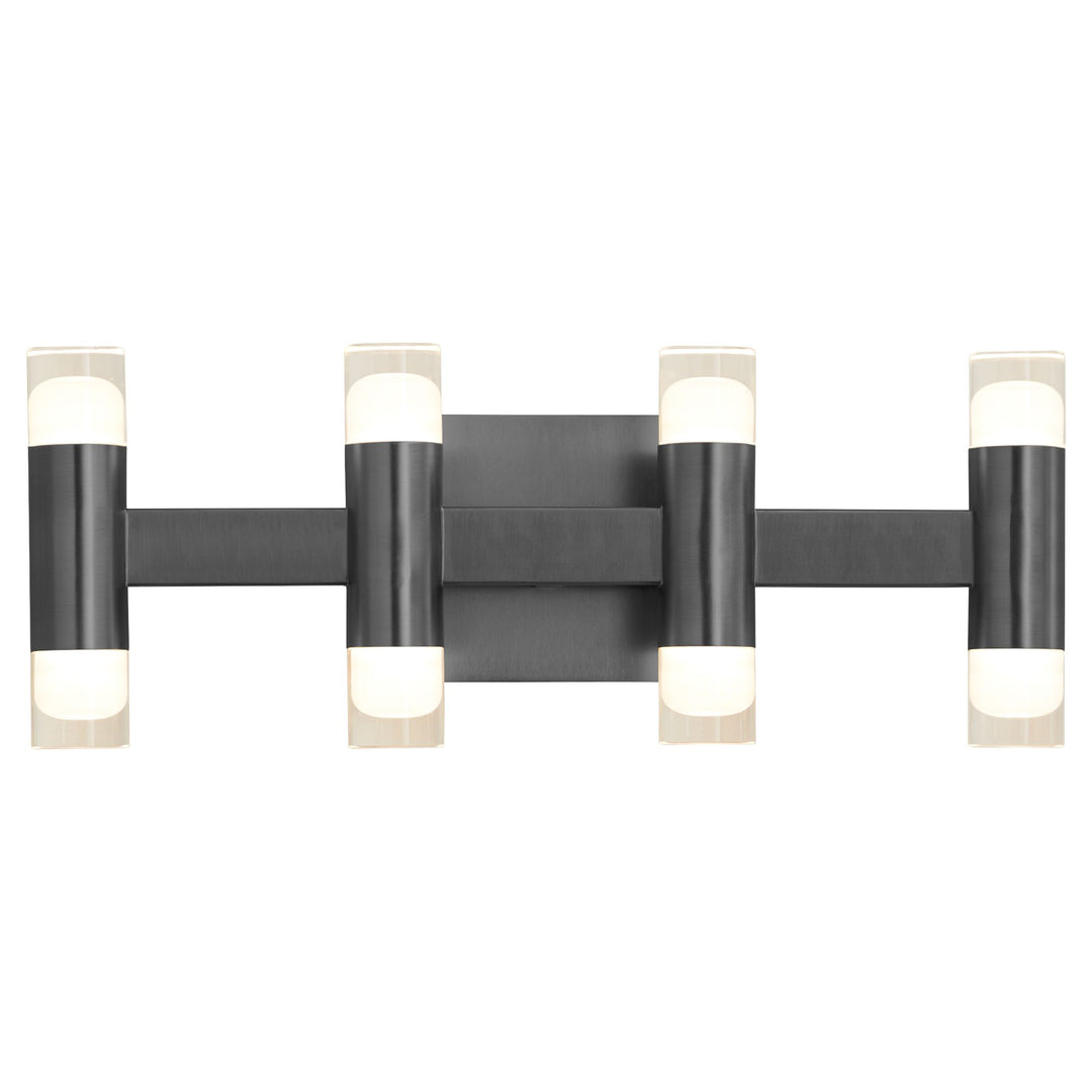 ALARUM Eight Light LED Vanity - Black