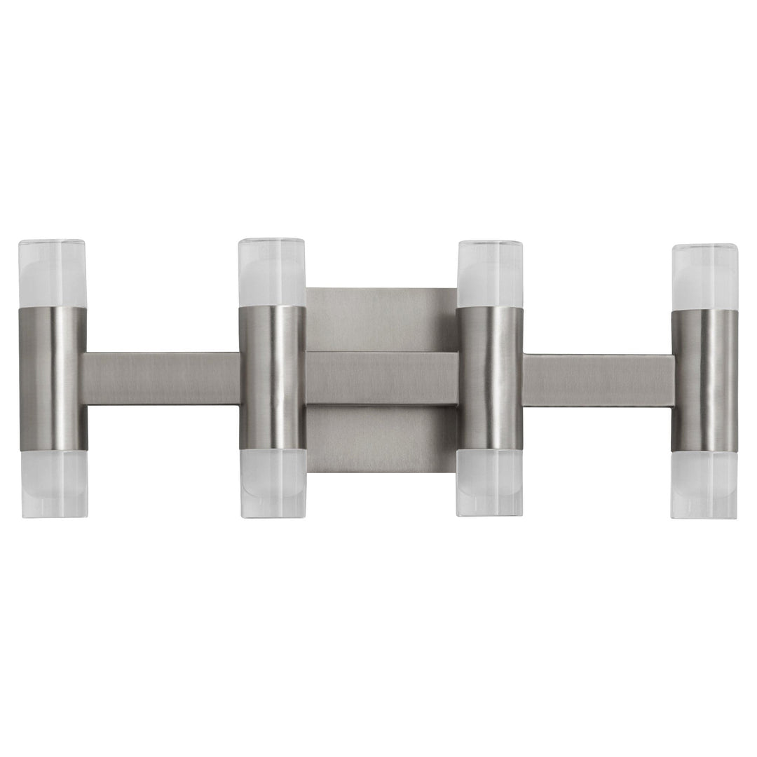 ALARUM Eight Light LED Vanity - Satin Nickel