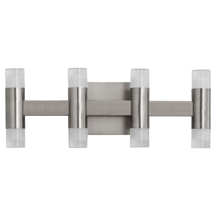 ALARUM Eight Light LED Vanity - Satin Nickel