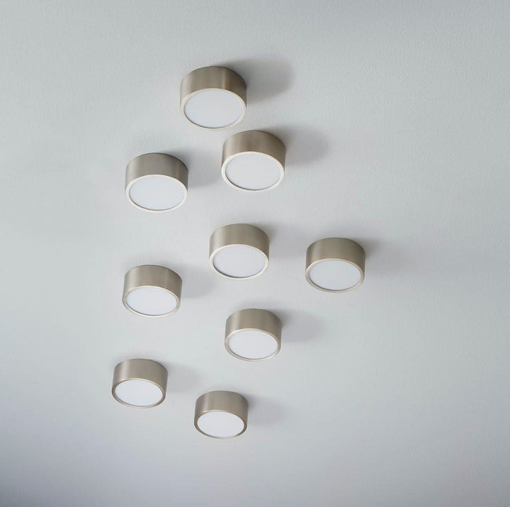 PEEPERS 5" Sconce / Ceiling Mount Ceiling Mount -3000k- Satin Nickel