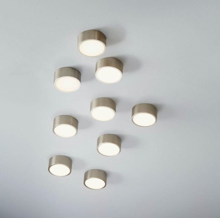 PEEPERS 5" Sconce / Ceiling Mount Ceiling Mount -3000k- Satin Nickel
