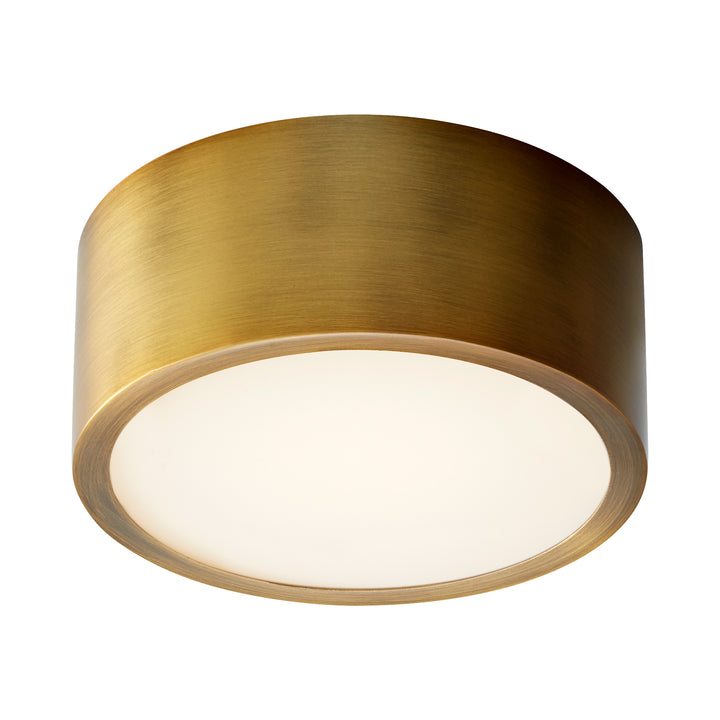 PEEPERS 5" Sconce / Ceiling Mount Ceiling Mount -4000k- Aged Brass