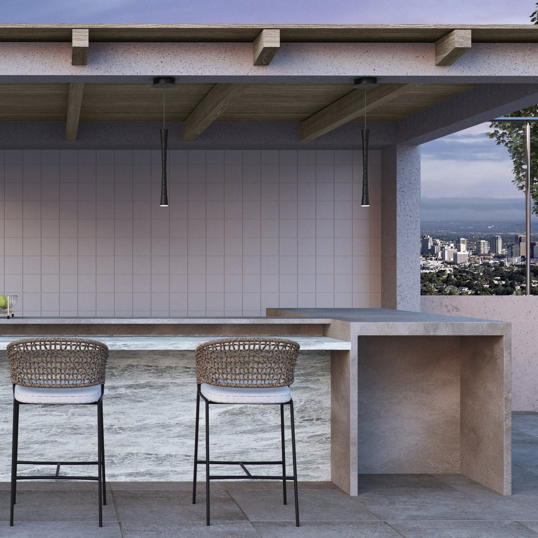 SABRE One Light CCT LED Pendant - Black