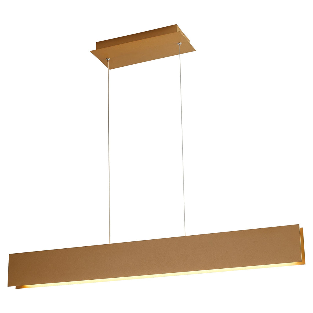 BRIO 36" LED Pendant - Powdered Gold