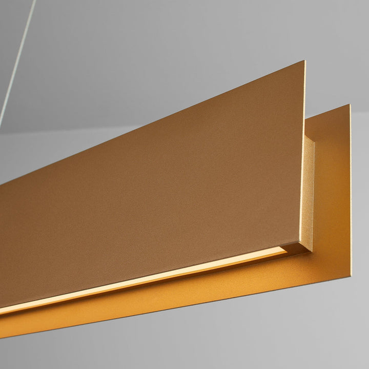 BRIO 36" LED Pendant - Powdered Gold