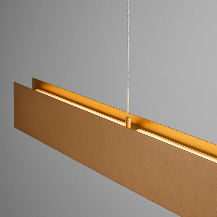 BRIO 36" LED Pendant - Powdered Gold