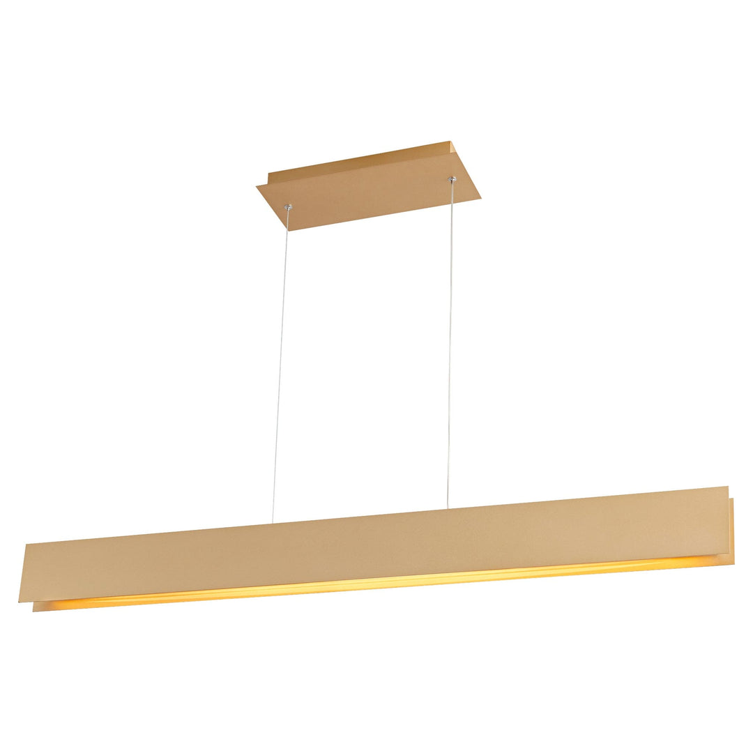 BRIO 46" LED Pendant - Powdered Gold