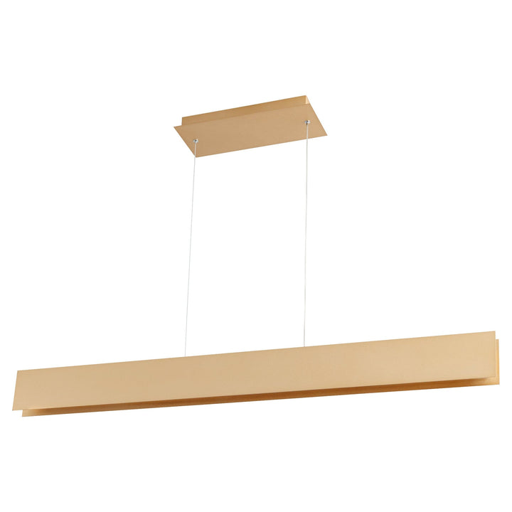 BRIO 46" LED Pendant - Powdered Gold