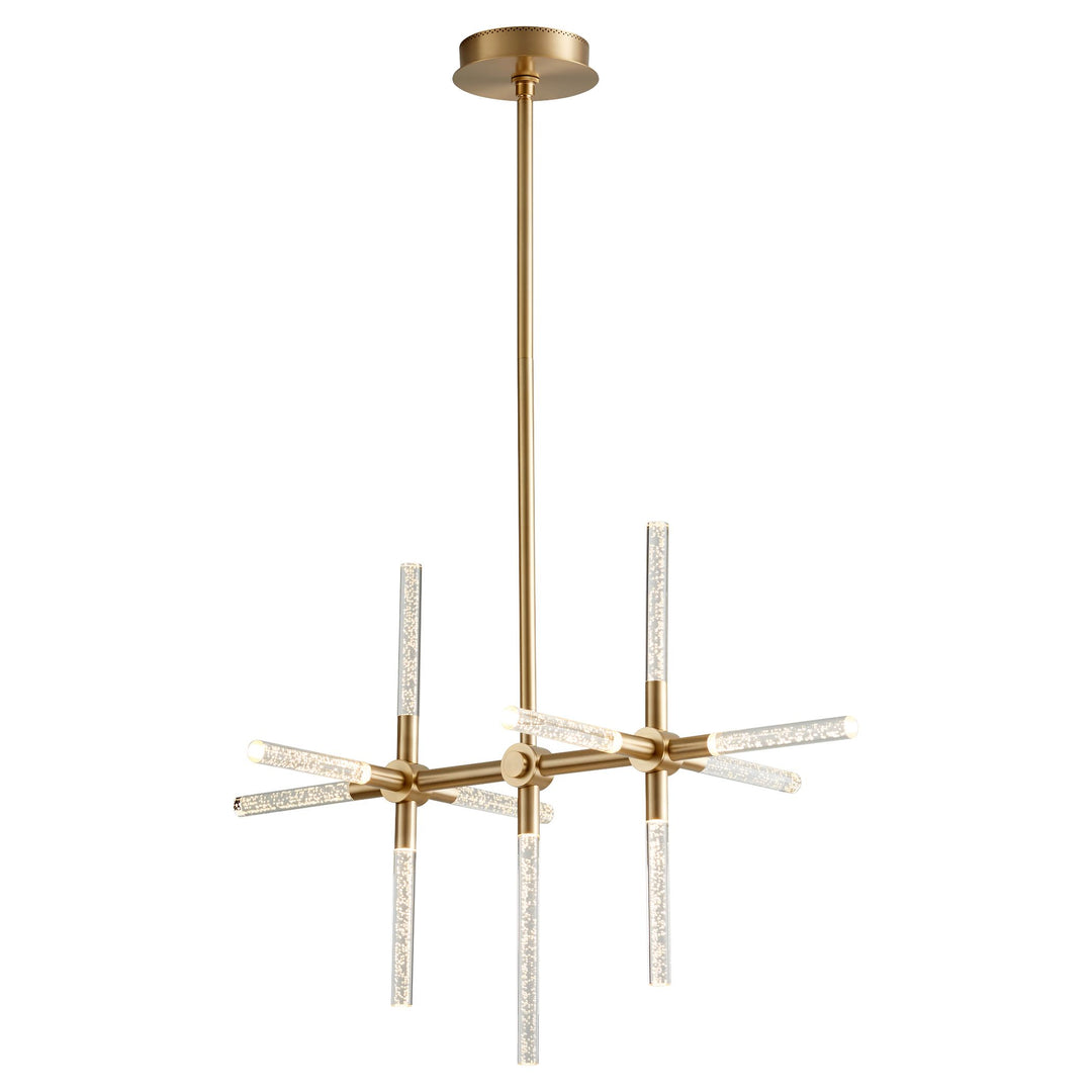 TALI Eleven Light LED Chandelier -3000k- Aged Brass