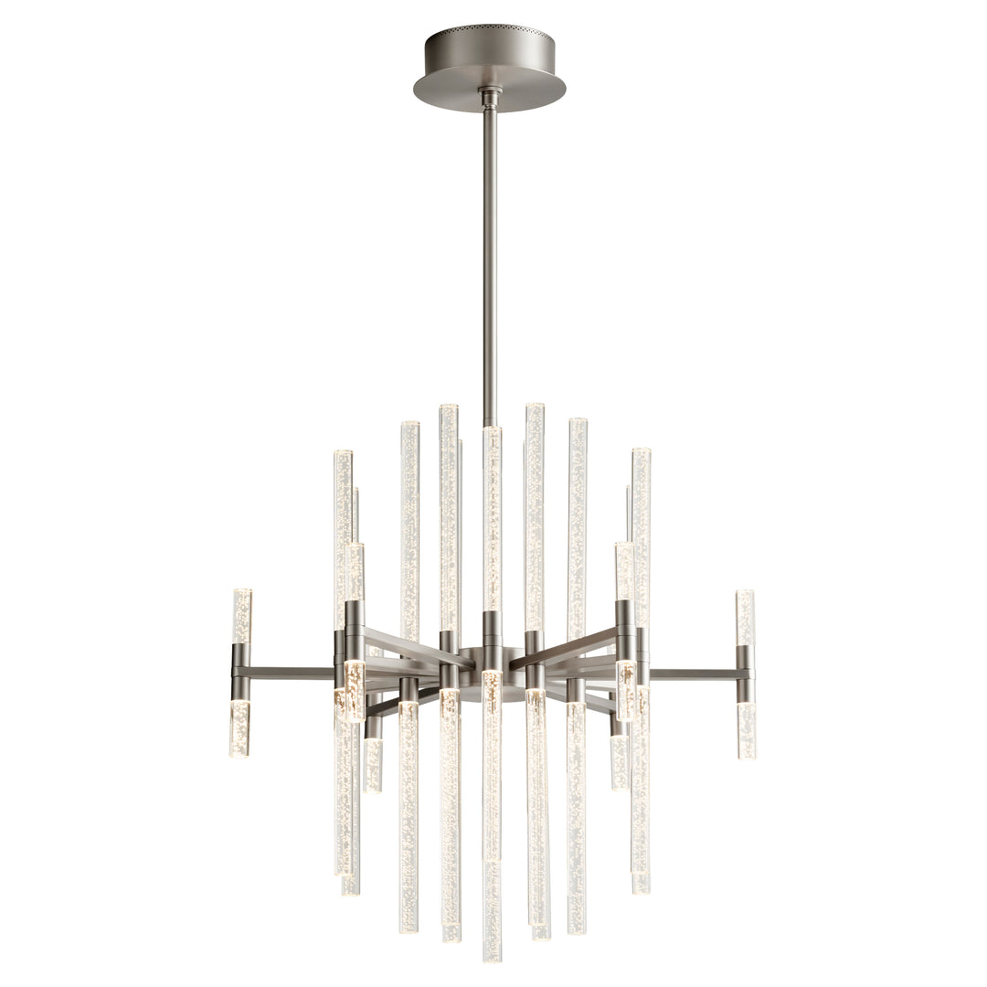 MIRO 26" LED Chandelier -3000k- Satin Nickel