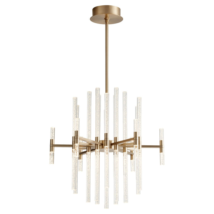 MIRO 26" LED Chandelier -3000k- Aged Brass