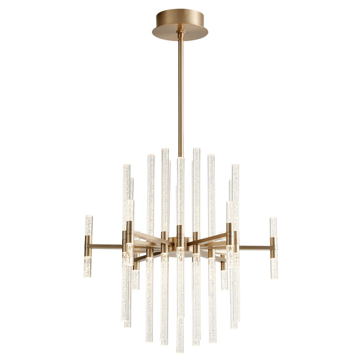MIRO 26" LED Chandelier -3000k- Aged Brass