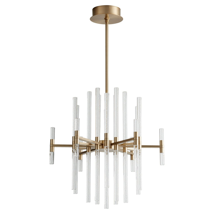 MIRO 26" LED Chandelier -3000k- Aged Brass