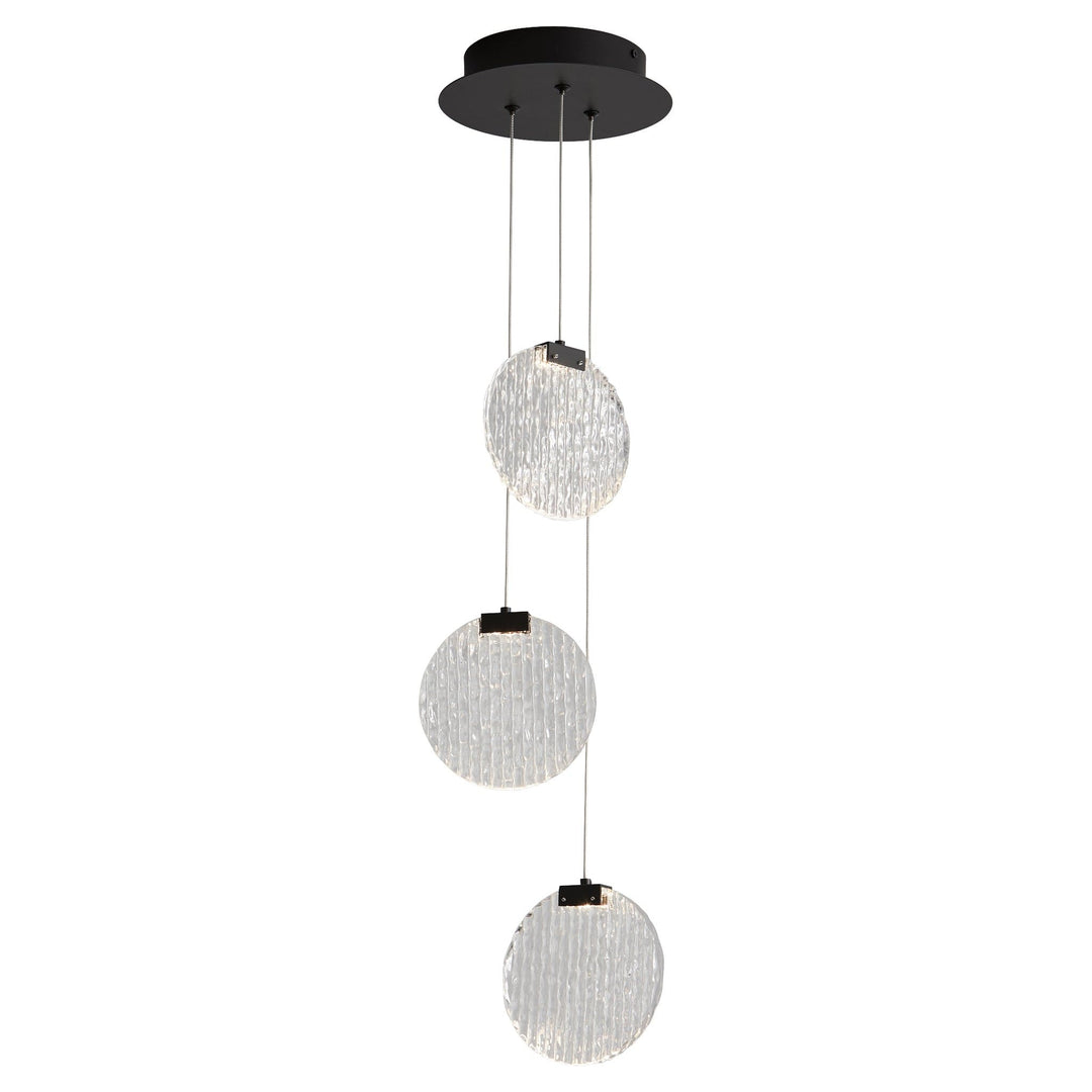 AXIOM Three Light CCT Pendant - Black