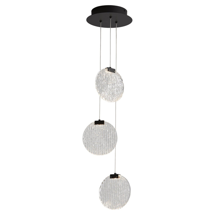 AXIOM Three Light CCT Pendant - Black