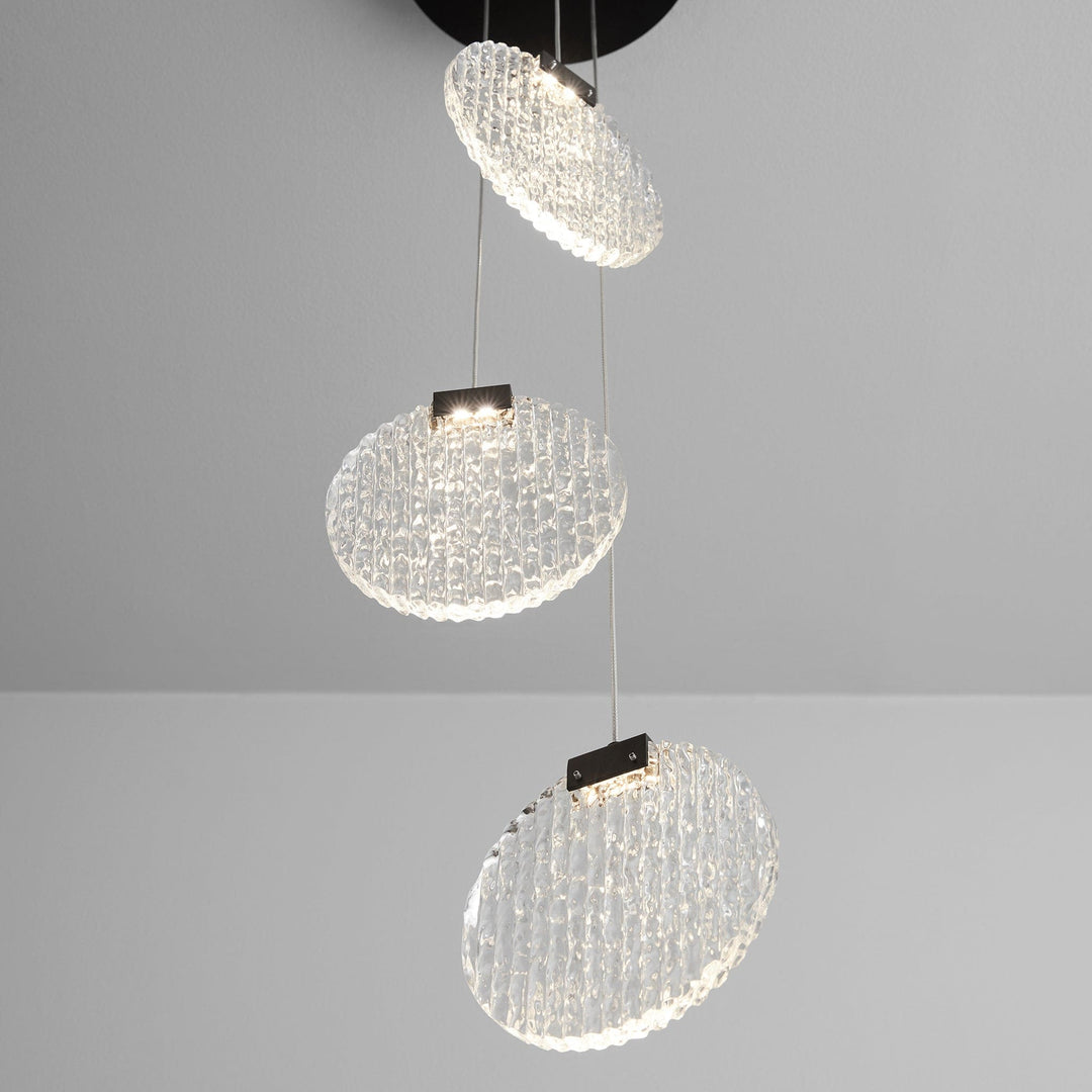 AXIOM Three Light CCT Pendant - Black
