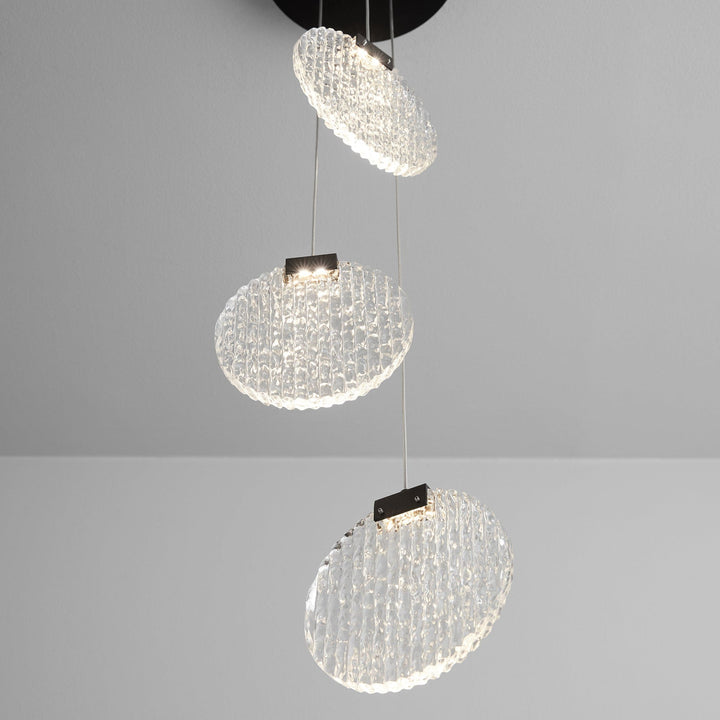 AXIOM Three Light CCT Pendant - Black
