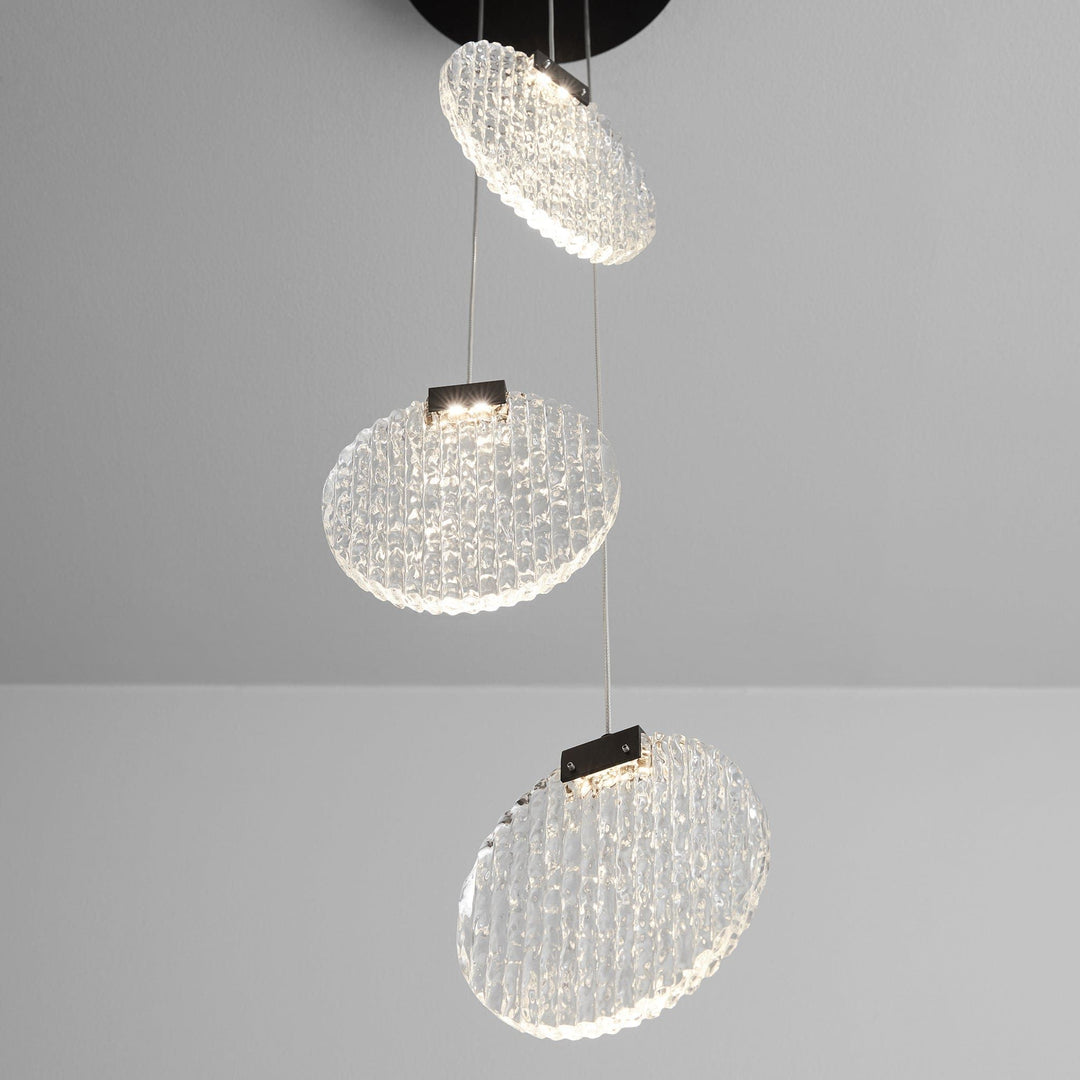 AXIOM Three Light CCT Pendant - Black