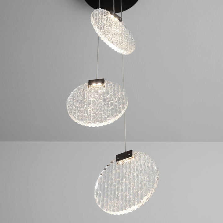 AXIOM Three Light CCT Pendant - Black