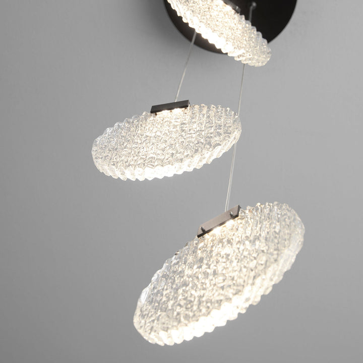 AXIOM Three Light CCT Pendant - Black